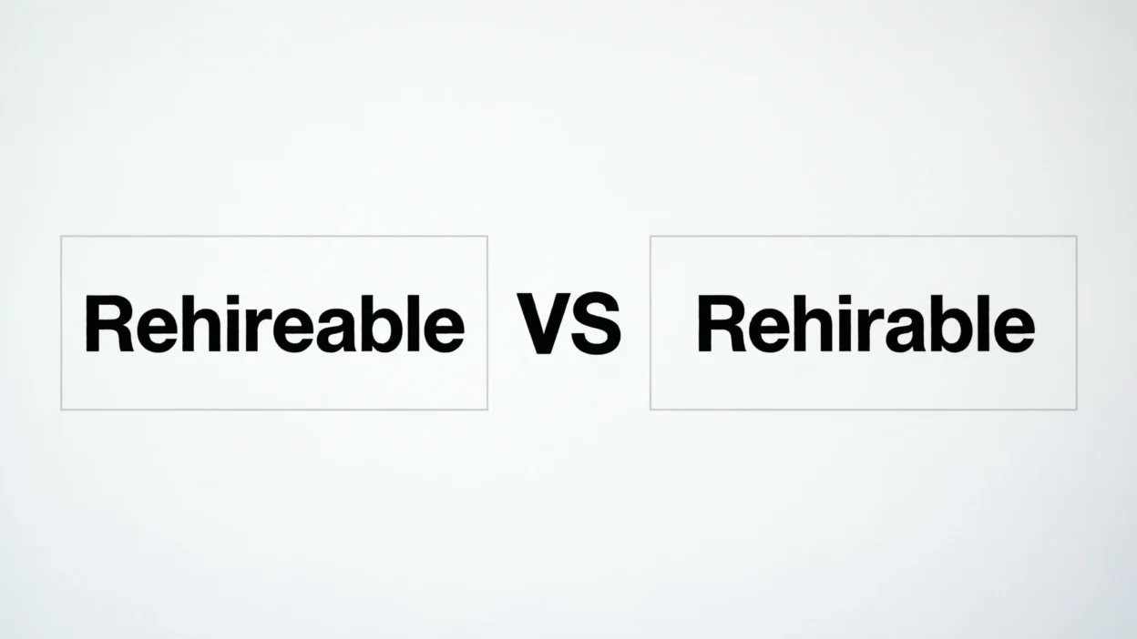 Rehireable vs Rehirable