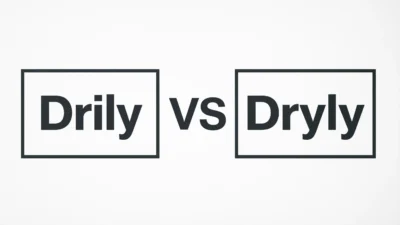 Drily vs Dryly