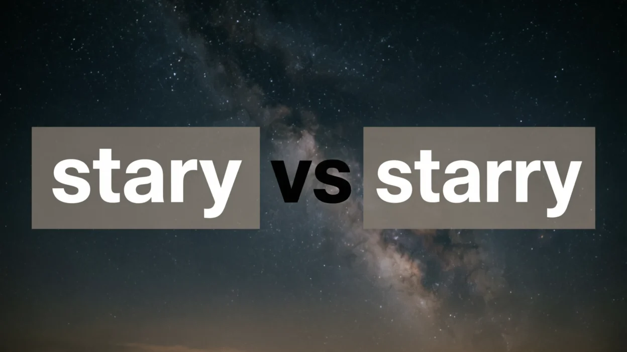 Stary vs Starry