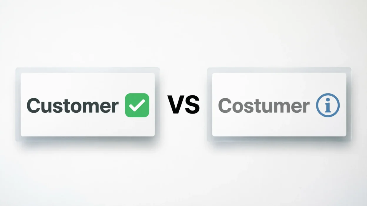 Costumer vs Customer