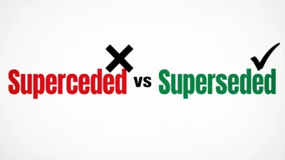 Superseded vs Superceded