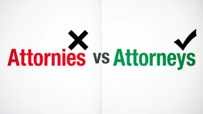 Attornies vs Attorneys