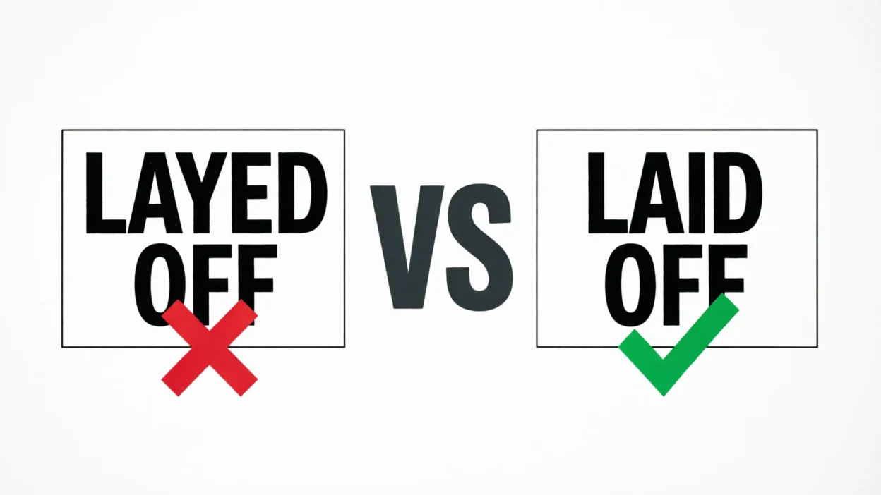 Layed Off vs Laid Off