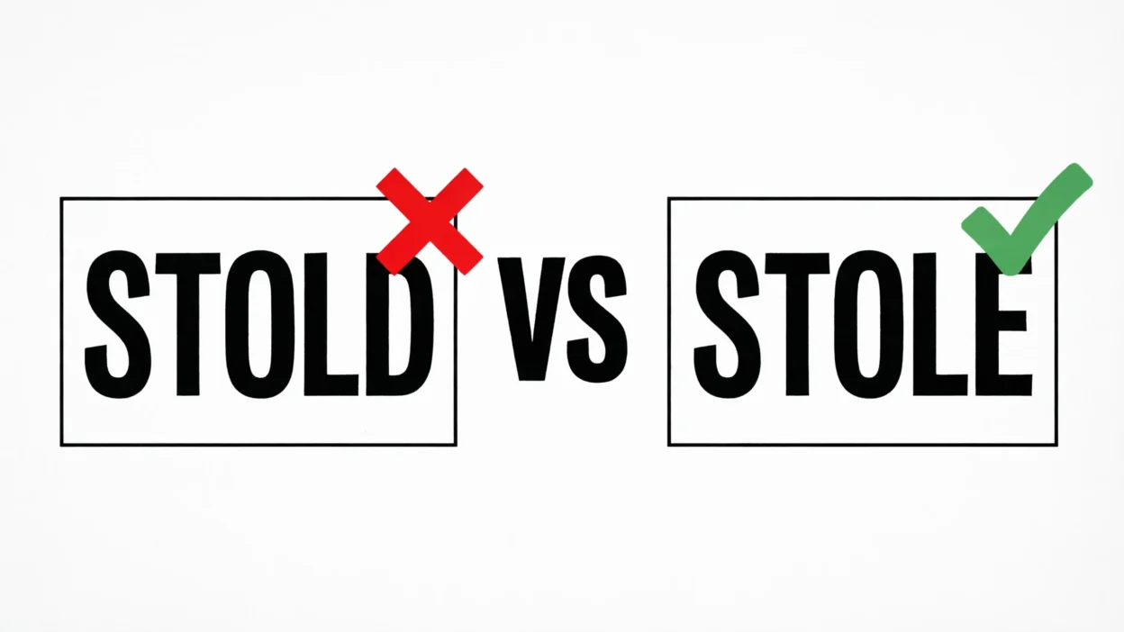 Stold vs Stole