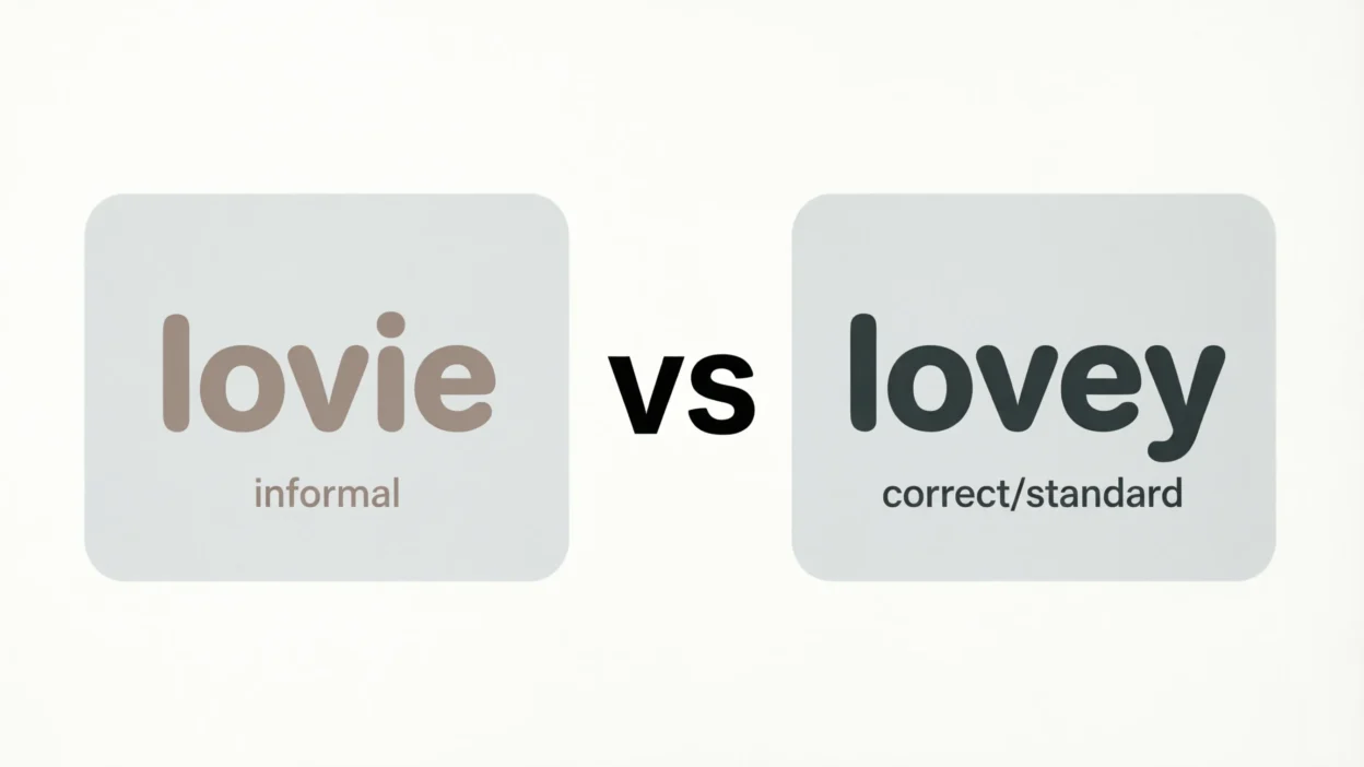 Lovie vs Lovey
