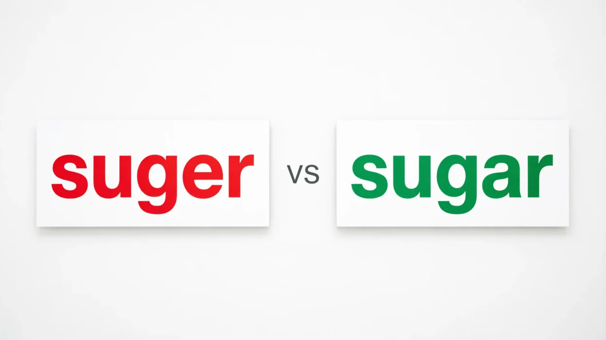 Suger vs Sugar