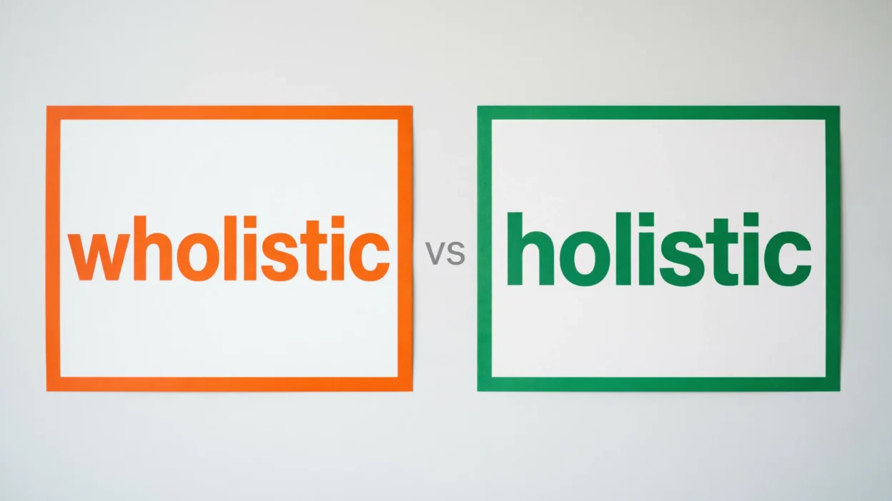 Wholistic vs Holistic