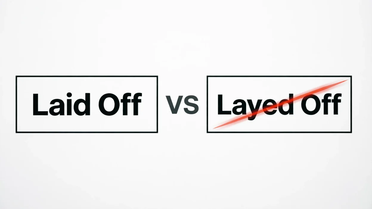 Laid Off vs Layed Off