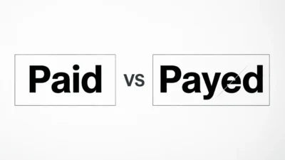 Payed vs Paid