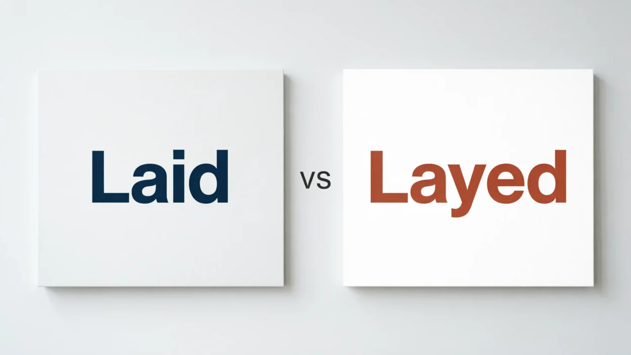 Laid vs Layed