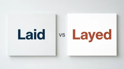 Laid vs Layed