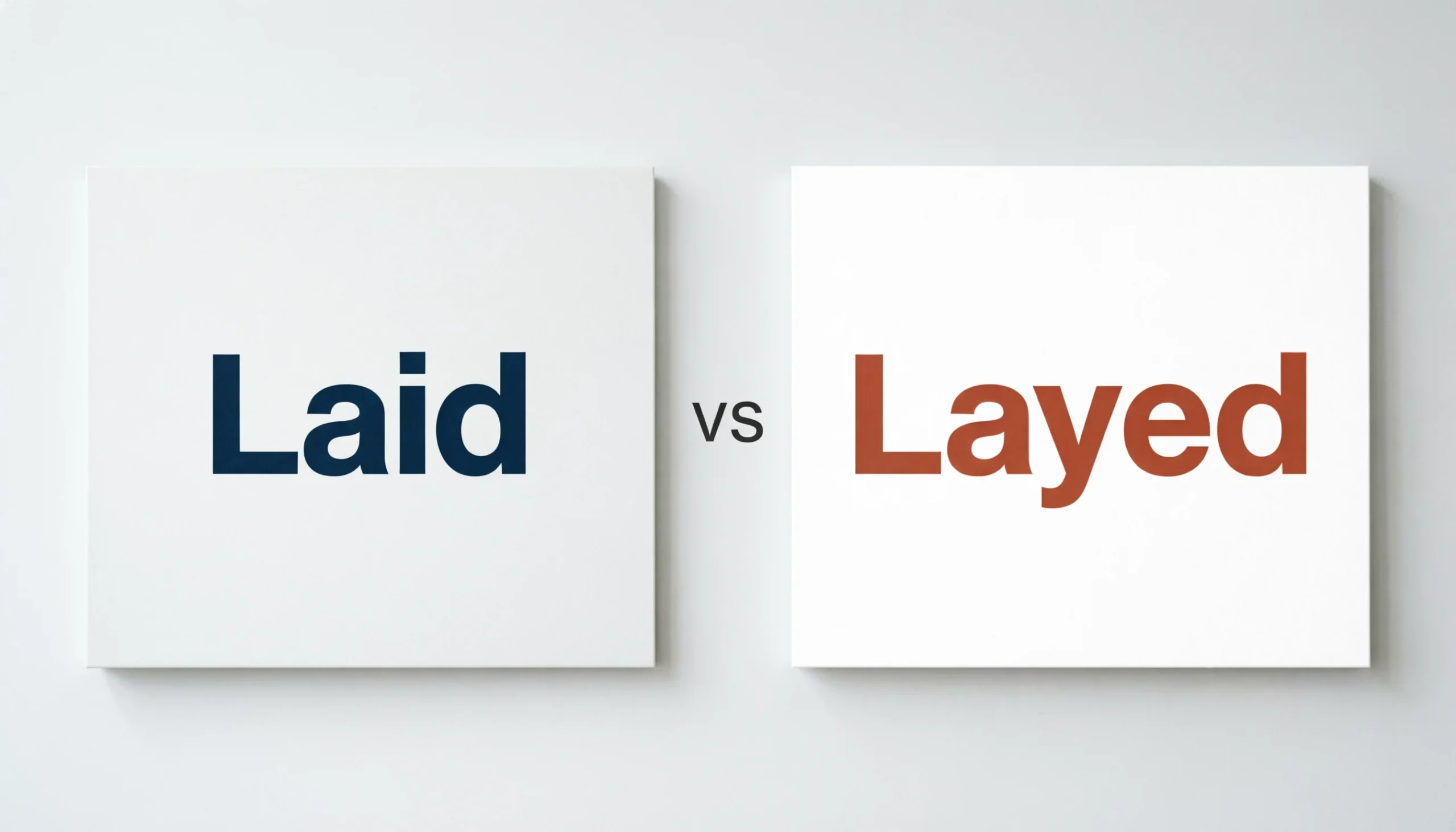 Laid vs Layed: What’s the Correct Spelling and How to Use It Properly?