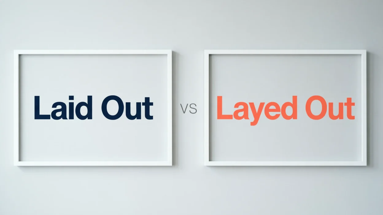 Laid Out vs Layed Out