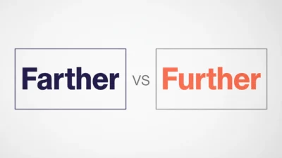 Farther vs Further