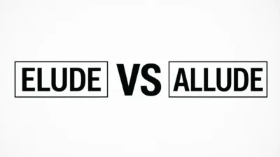 Elude vs Allude