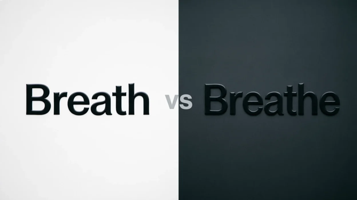 Breath vs Breathe