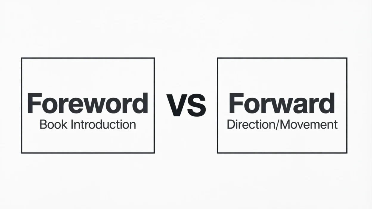 Foreword vs Forward