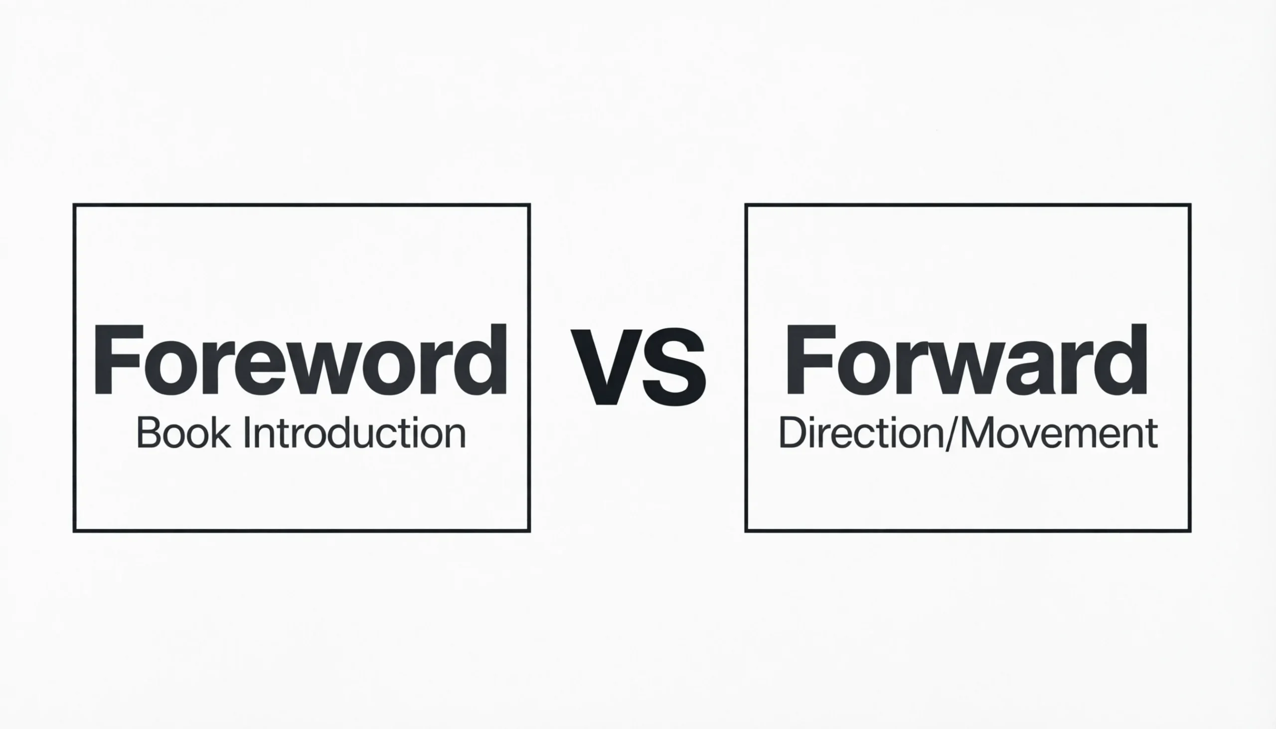 Foreword vs Forward: What’s the Difference and When to Use Each?