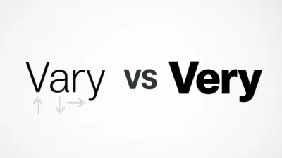 Vary vs Very