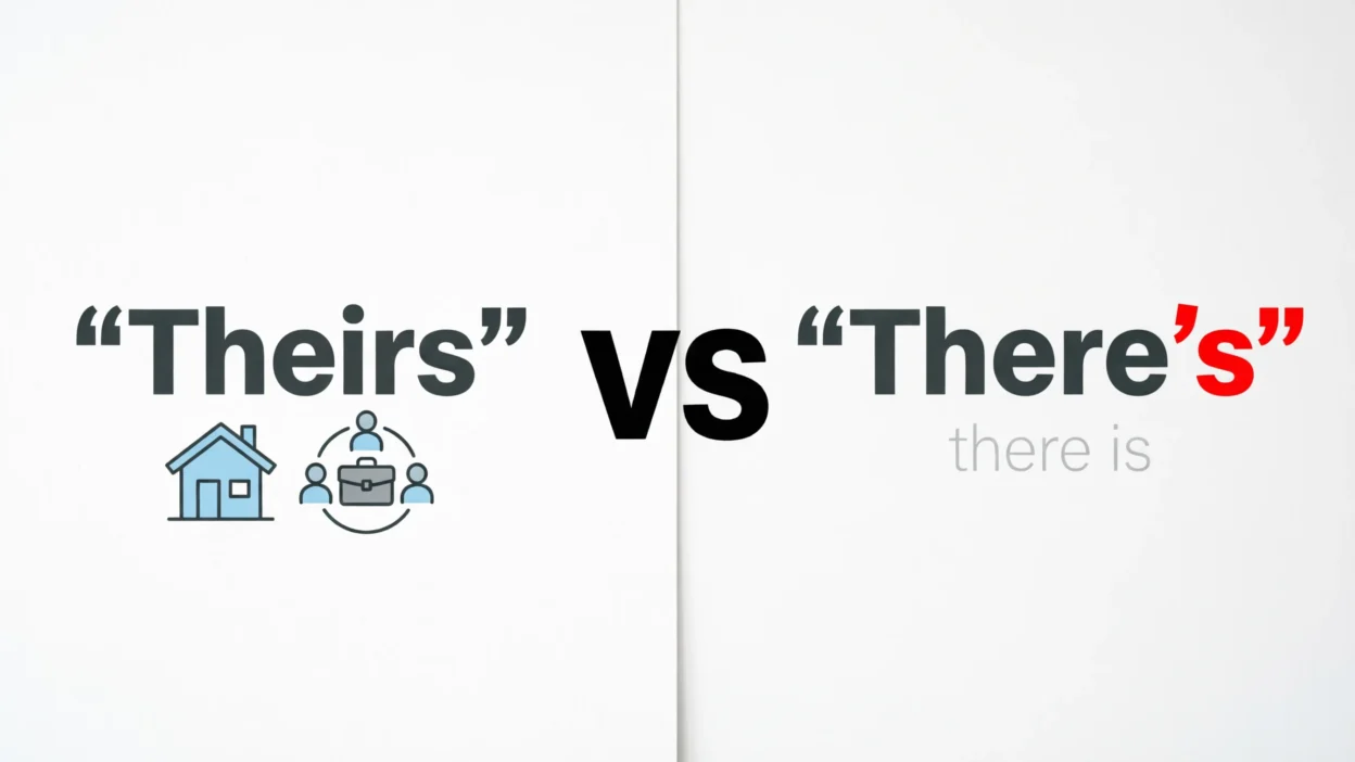 Theirs vs There’s