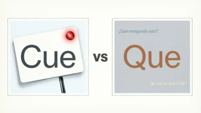 Cue vs Que