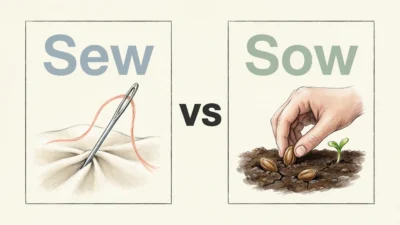 Sew vs Sow