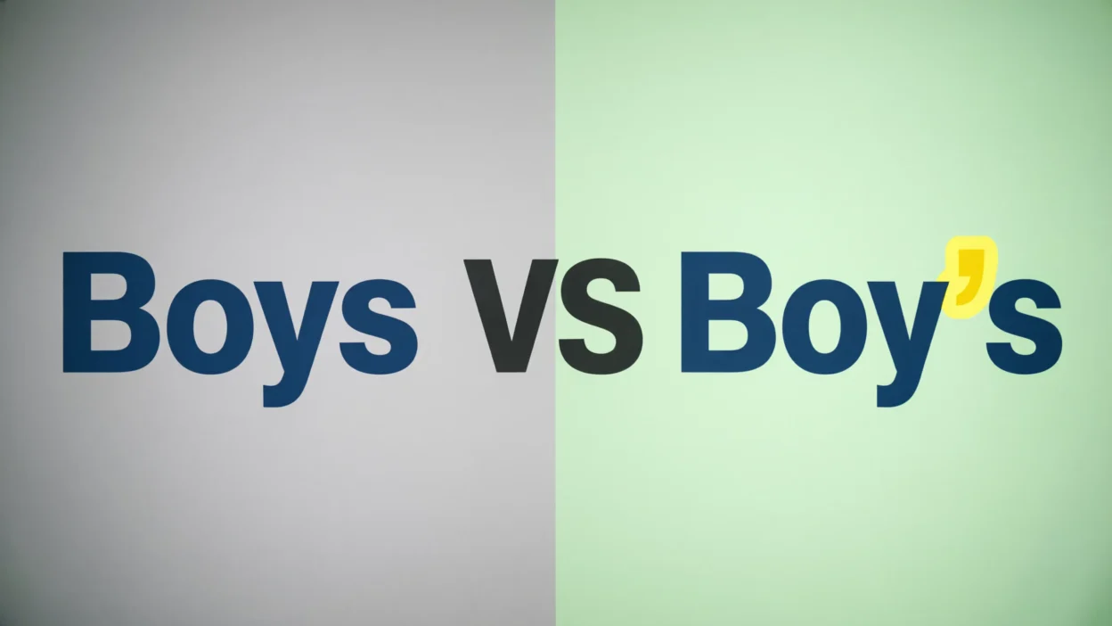 Boys or Boy’s