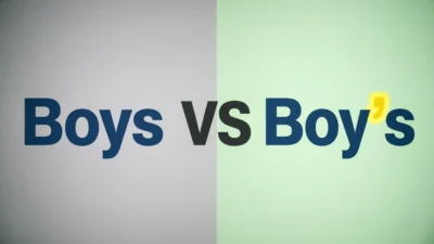 Boys or Boy’s
