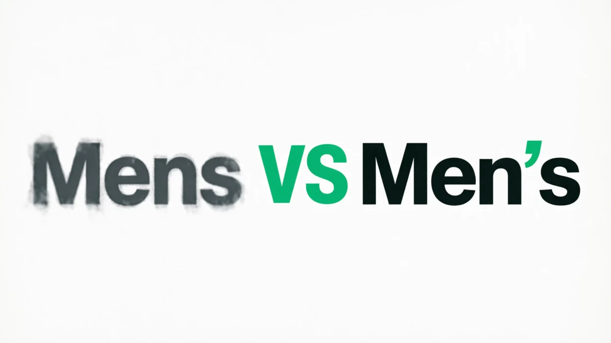 Mens or Men’s