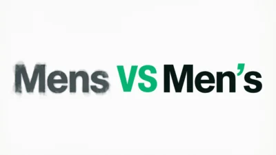Mens or Men’s