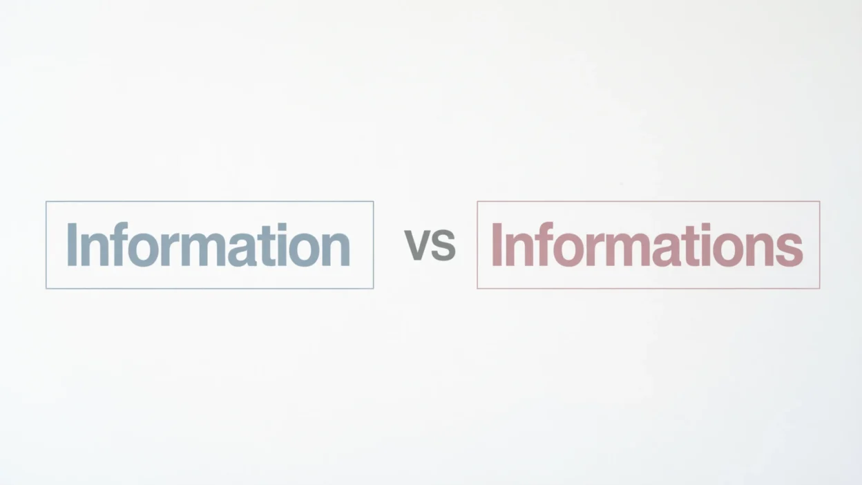 Informations or Information