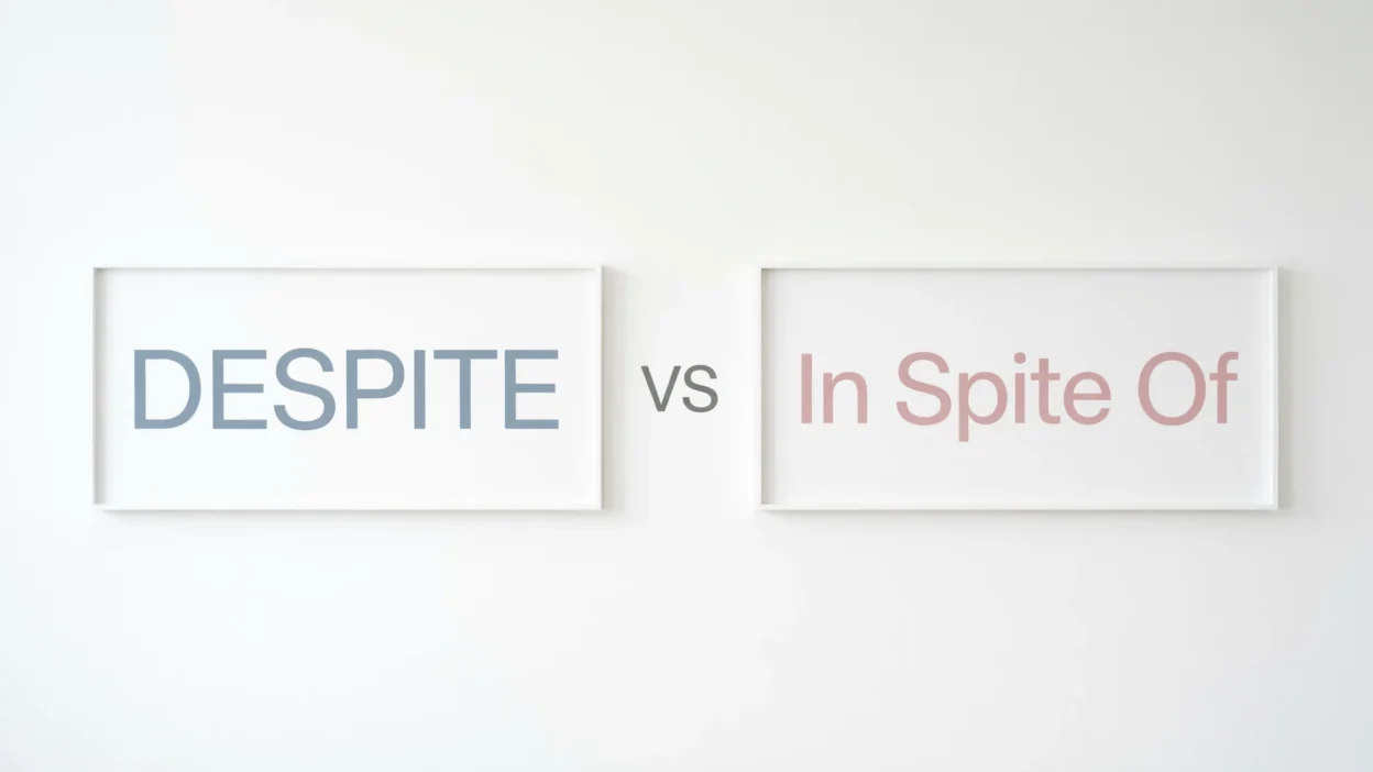 Despite or In Spite