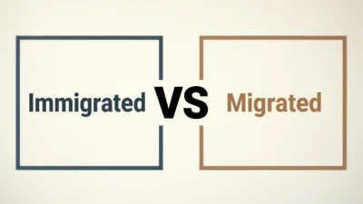 Immigrated vs Migrated