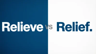 Relieve vs Relief
