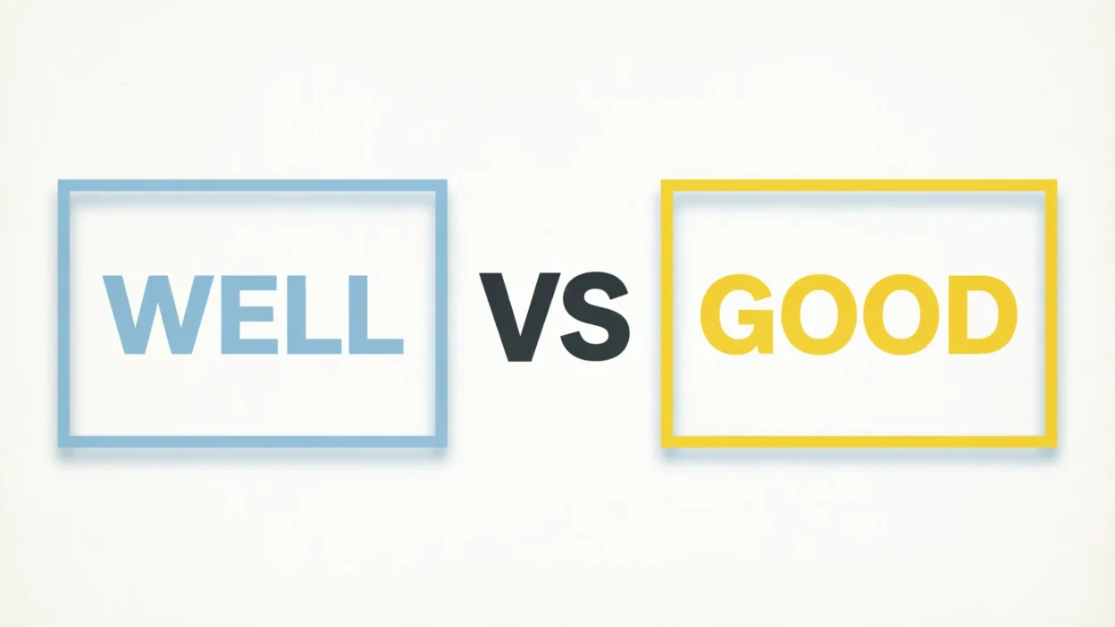 Well vs Good