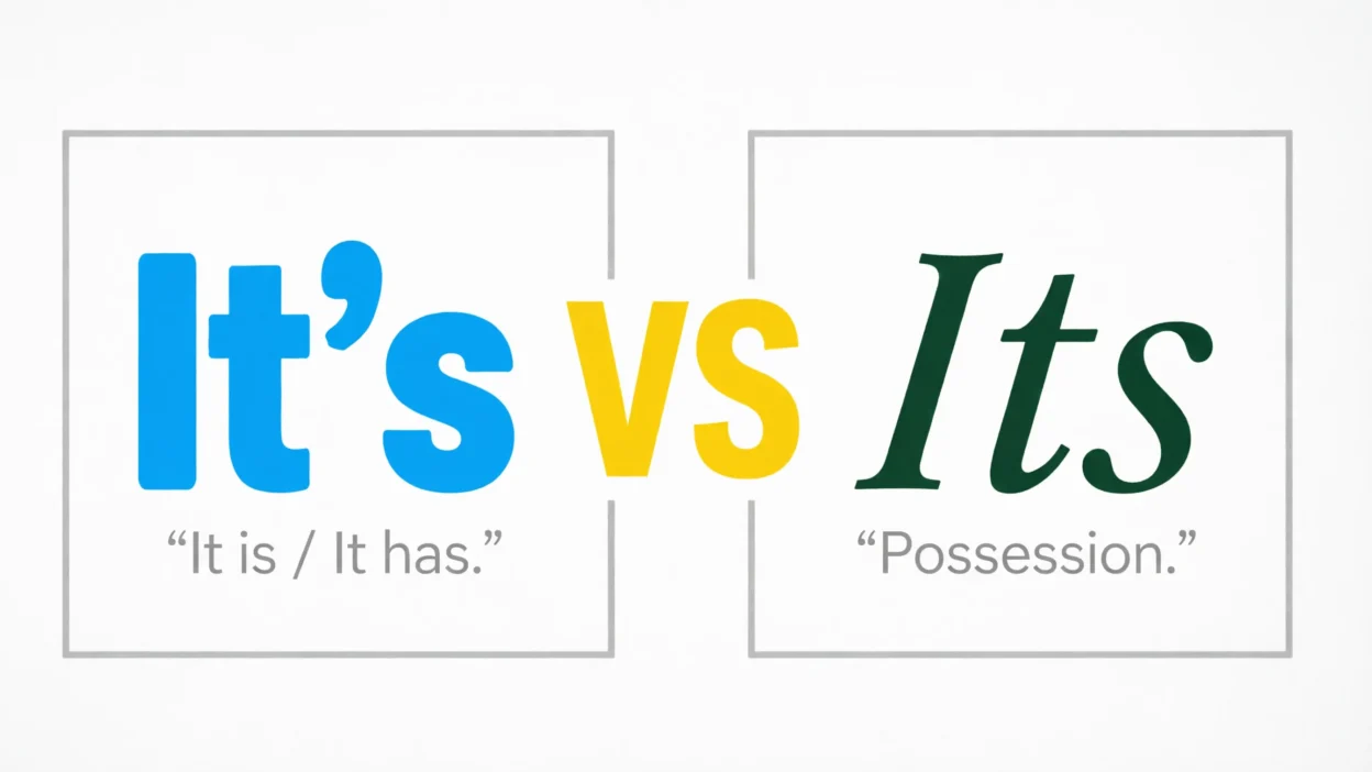 It vs Its