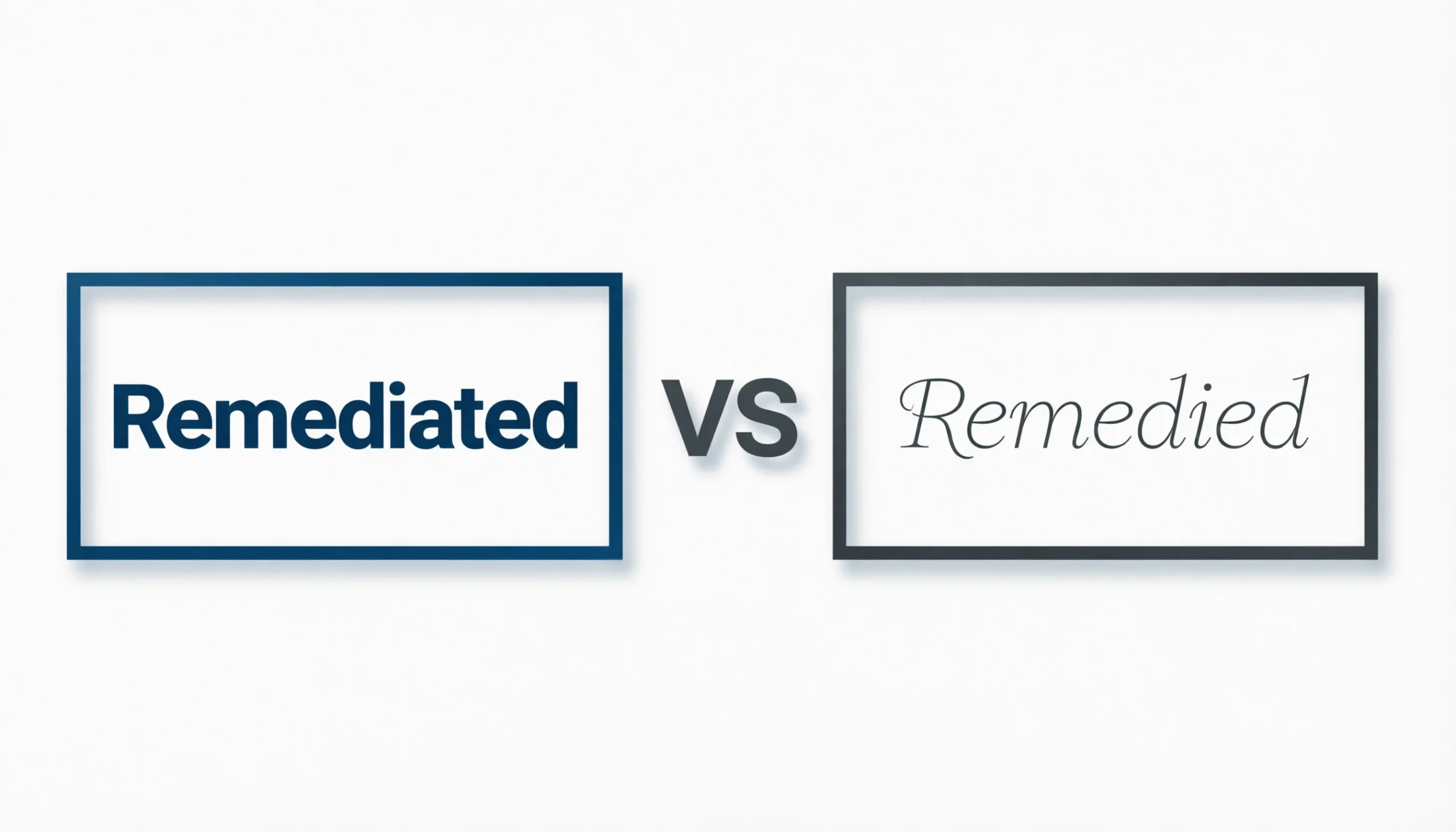 Remediated vs Remedied: What’s the Difference and Which Word Should You ...