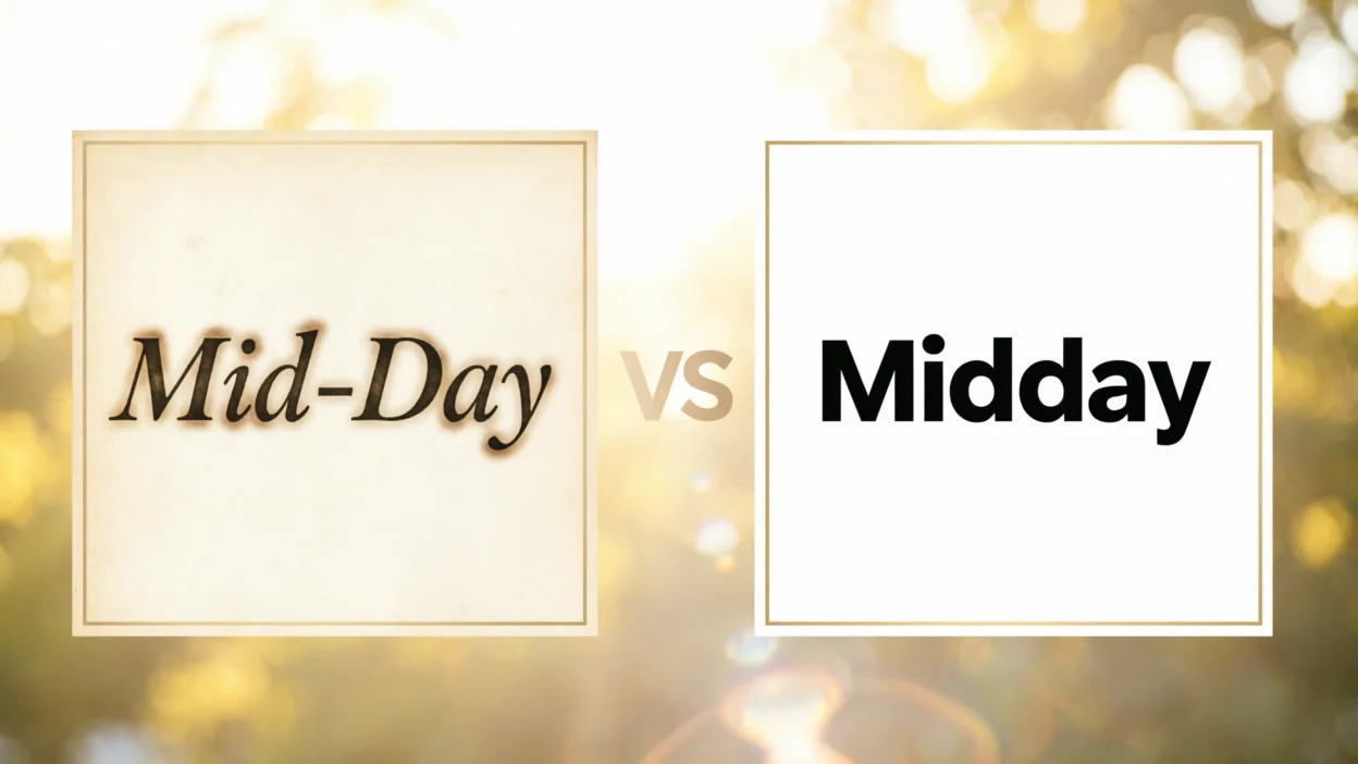 Mid-Day vs Midday